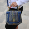 Python leather bag multi color  BG-335