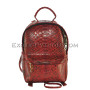 Red python leather backpack  BG-341