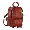 Red python leather backpack  BG-341