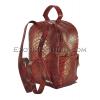 Red python leather backpack BG-341