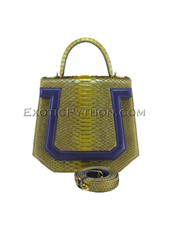 Python leather bag BG-342