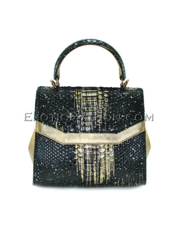 Python leather bag BG-343