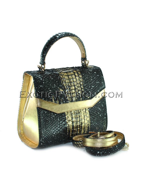 Python leather bag BG-343