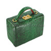 Python leather green bag BG-344