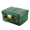 Python leather green bag BG-344