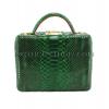 Python leather green bag BG-344