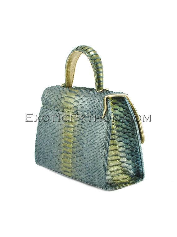 Python leather multi handbag BG-345