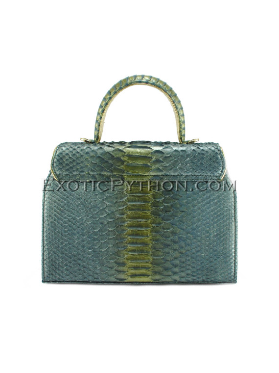 Python leather multi handbag BG-345