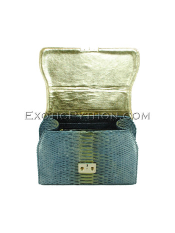 Python leather multi handbag BG-345