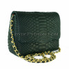 Python leather crossbody bag CL-147