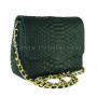 Python leather crossbody bag CL-147