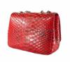 Python leather crossbody bag CL-150