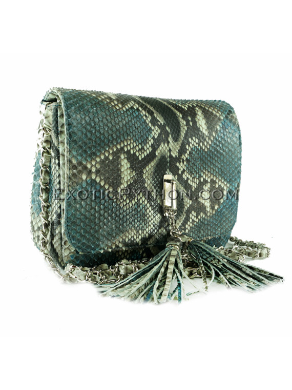 Multicolor snakeskin purse CL-164