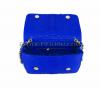 Python leather clutch blue CL-167