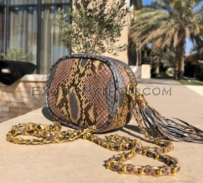 Multicolor snakeskin purse CL-192