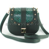 Python leather crossbody bag CL-318