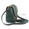 Python leather crossbody bag CL-318