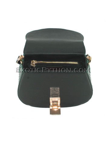 Python leather crossbody bag CL-318