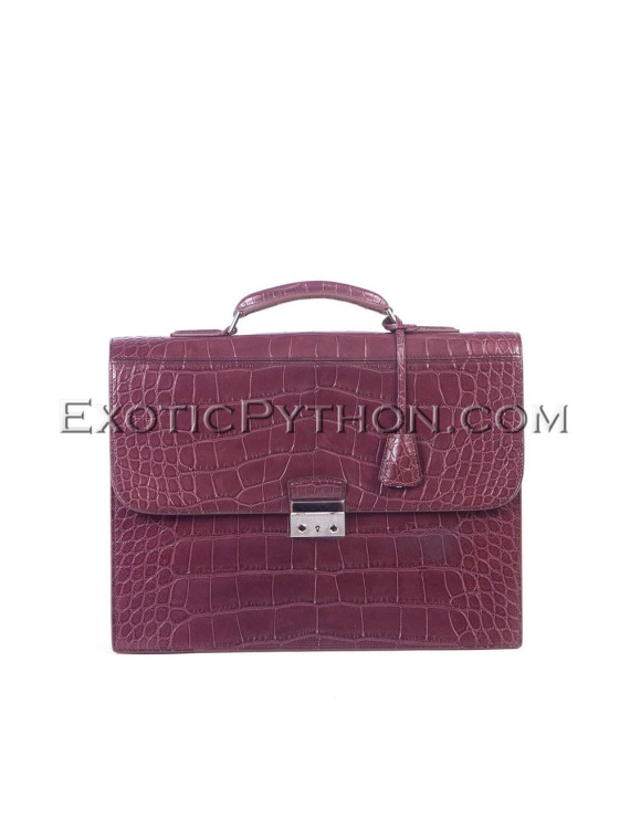 Crocodile briefcase BG-348