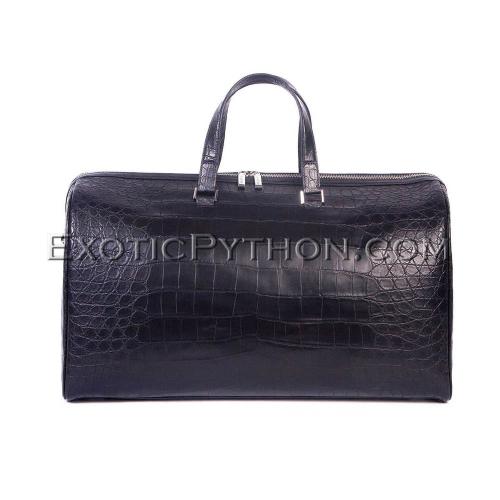 Crocodile travel bag black color BG-349