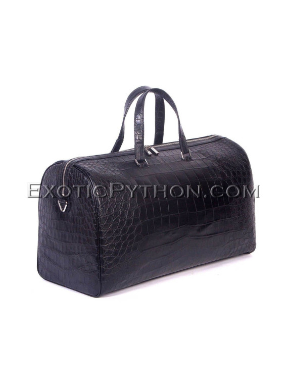 Crocodile travel bag black color BG-349