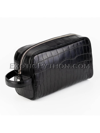 Crocodile clutch black color BG-363