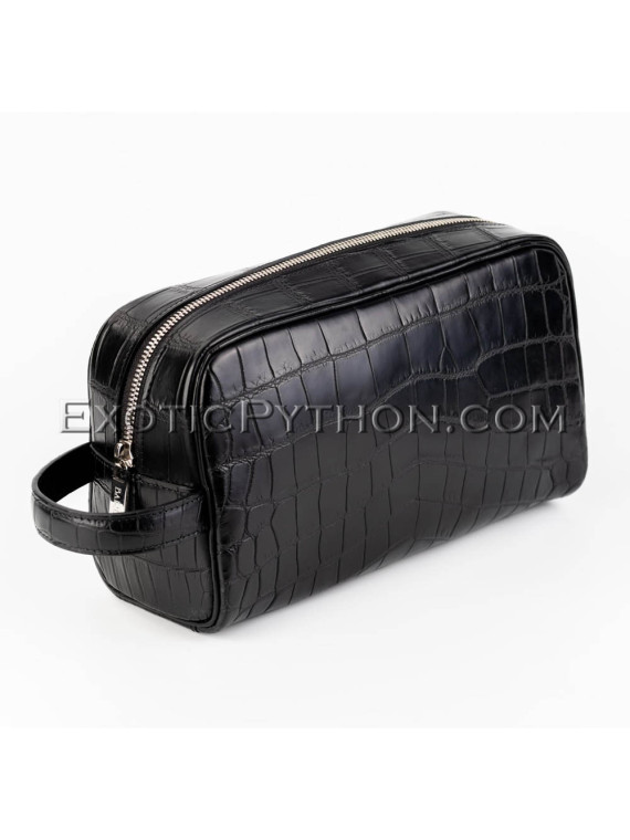 Crocodile clutch black color BG-363