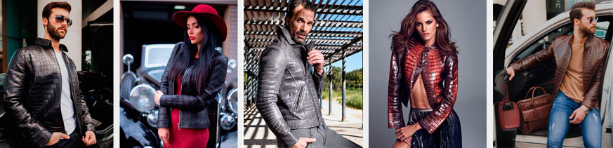 High Rollers: Streetwear Jacket, Crocodile Leather Jacket
