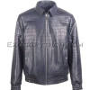 Crocodile leather jacket for men blue color JT-45