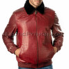 Crocodile skin jacket combined with lamb skin JT-46