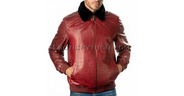 Crocodile skin jacket JT-46 - Exotic Python