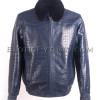 Crocodile skin jacket for men blue color JT-47