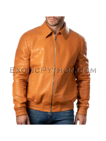 Crocodile skin jacket for men  JT-51