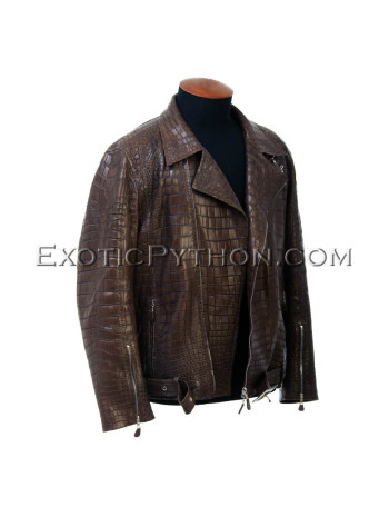 Crocodile leather jacket for men  JT-65