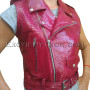 Snakeskin vest  red color JT-66