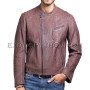 Men's snakeskin jacket brown color  JT-69