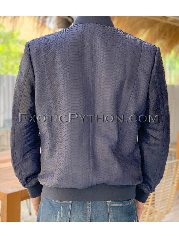 Men's python leather jacket JT-42