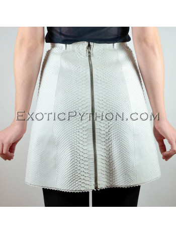 Snakeskin skirt  white color JT-56