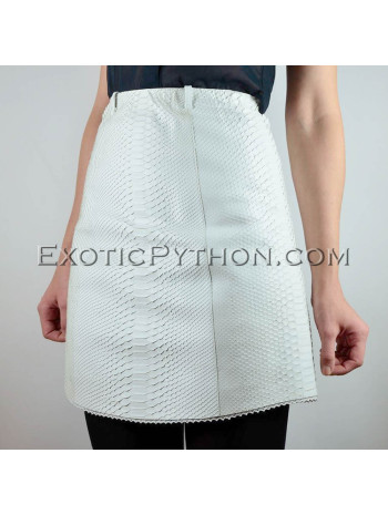 Snakeskin skirt  white color JT-56