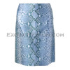 Snakeskin skirt blue color  JT-59