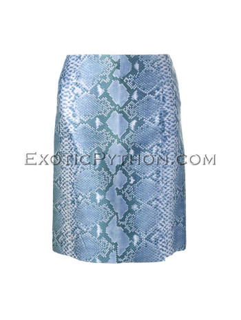 Snakeskin skirt blue color  JT-59