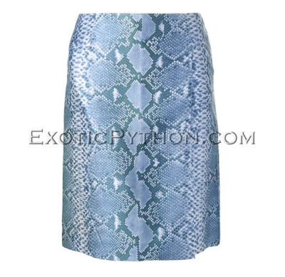 Snakeskin skirt blue color JT-59