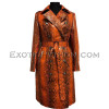 Snakeskin coat orange motive  JT-62