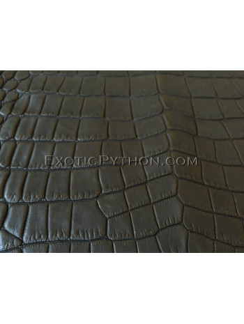 Matte Black сrocodile leather SK-20