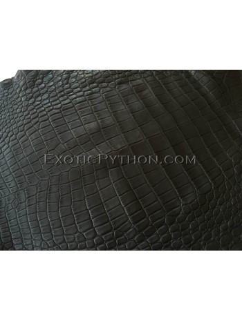 Matte Black сrocodile leather SK-20