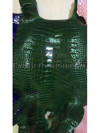 Crocodile skin green color SK-46 