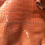 Crocodile skin orange color SK-41 