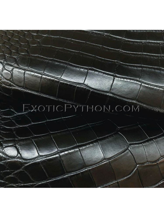 Crocodile skin black color SK-35