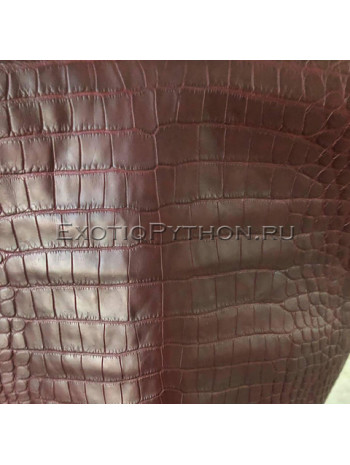 Crocodile skin maroon SK-45 