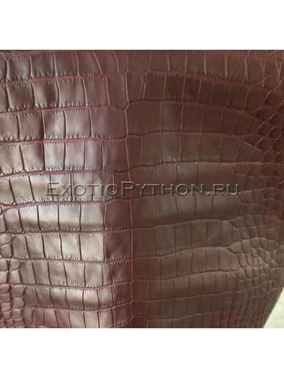 Crocodile skin maroon SK-45